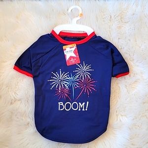 NWT Top Paw All American Dog T-Shirt